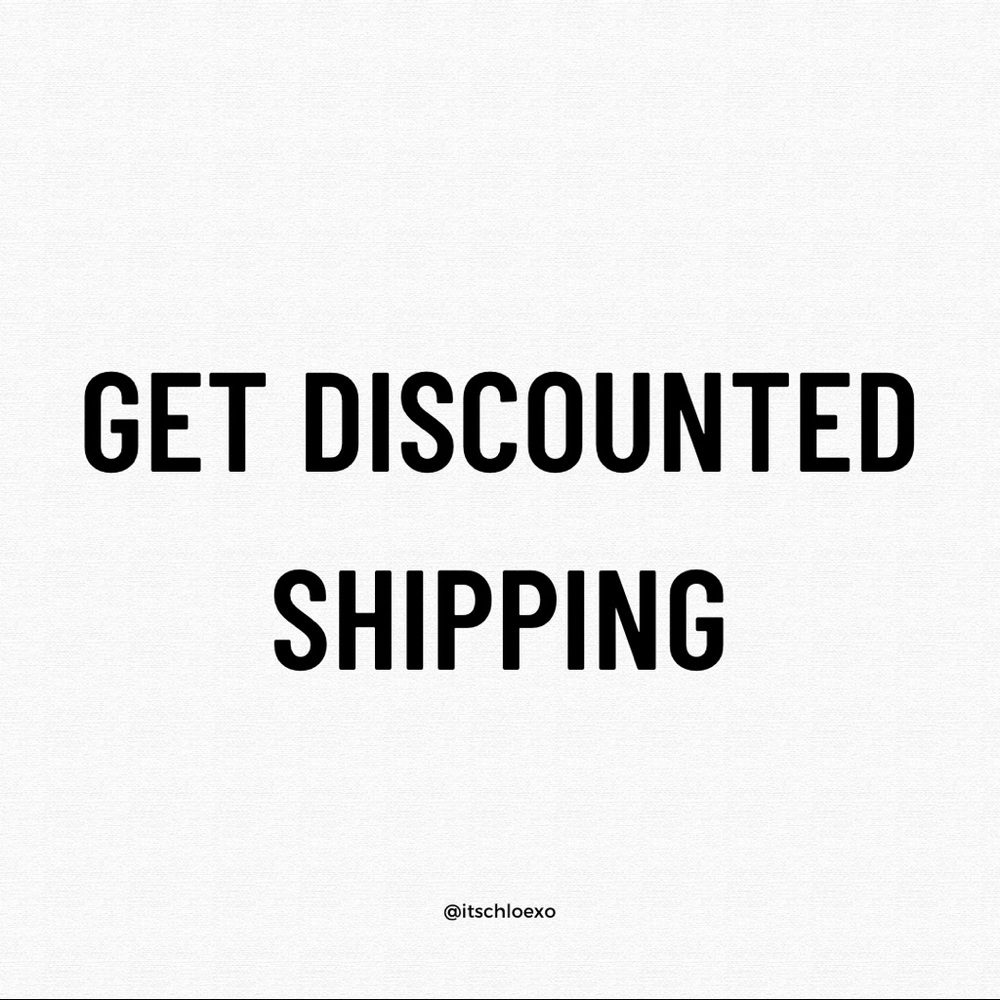 • DISCOUNT SHIPPING! •